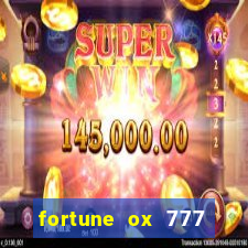 fortune ox 777 fortuna 77